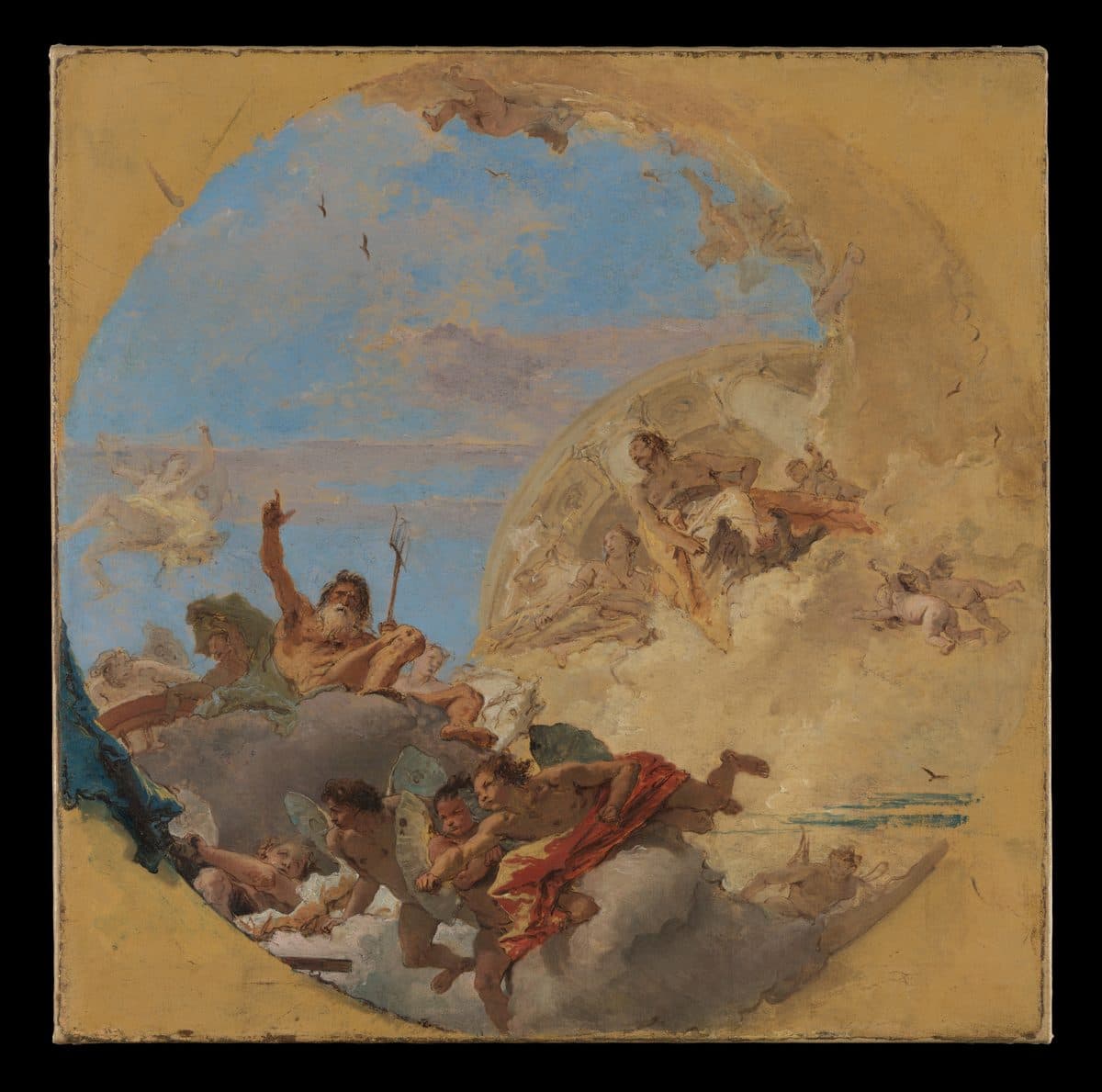 Neptune and the Winds by Giovanni Battista Tiepolo