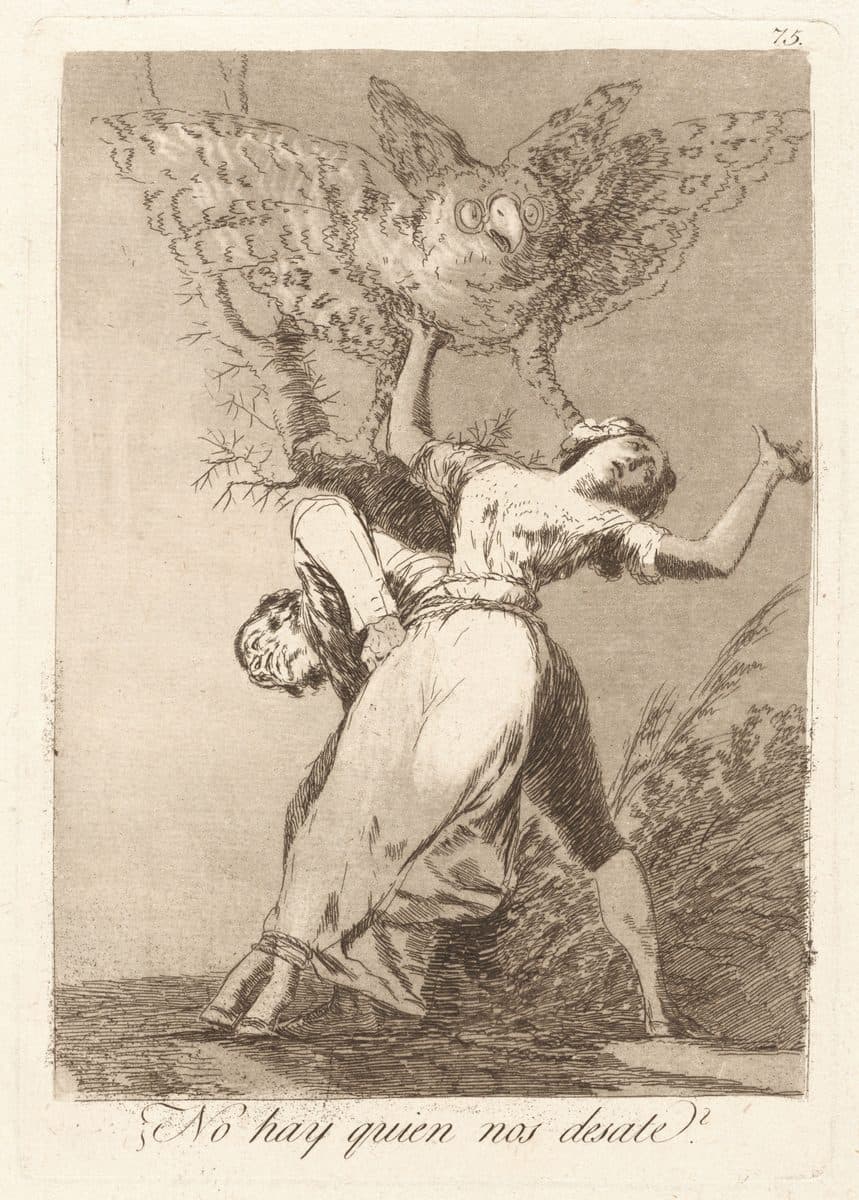 No hay quien nos desate? (Can't Anyone Untie Us?) by Francisco Goya
