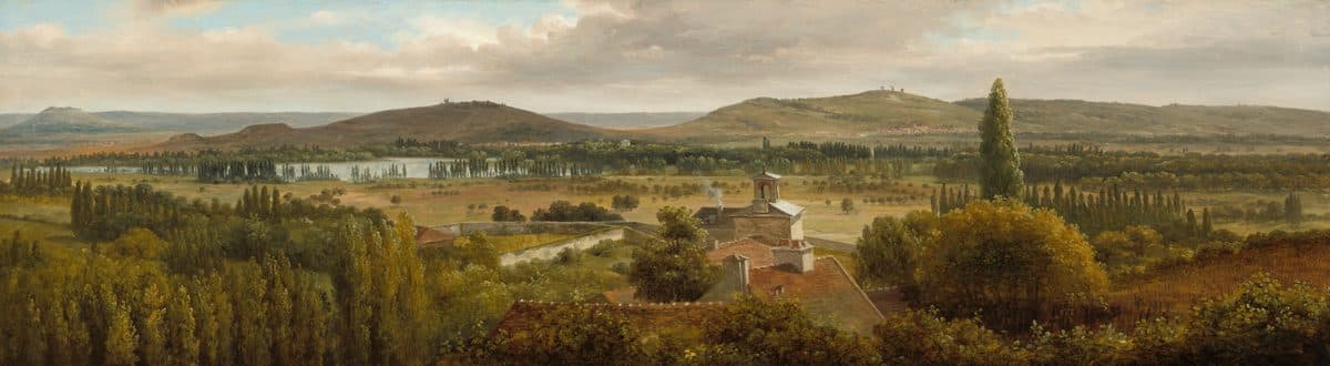 Panoramic Landscape near the River Moselle by Théodore Rousseau