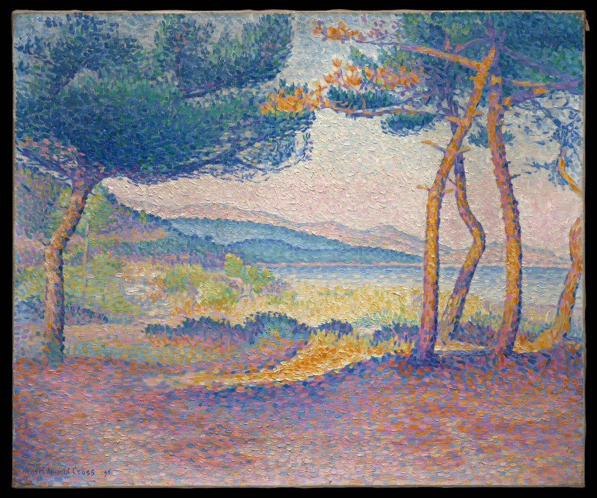Pines Along the Shore by Henri-Edmond Cross (Henri-Edmond Delacroix)