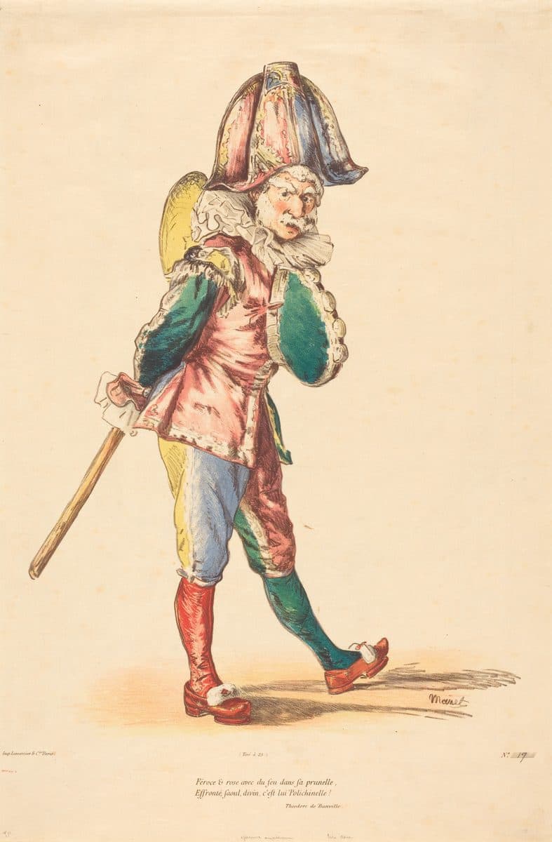 Polichinelle by Edouard Manet