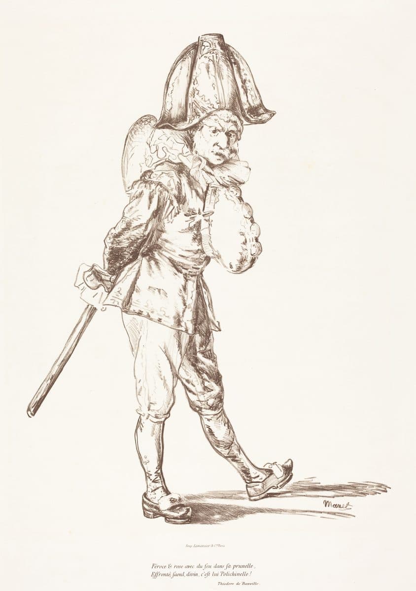 Polichinelle by Edouard Manet