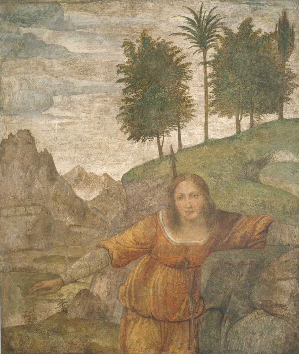 Procris Pierced by Cephalus' Javelin by Bernardino Luini