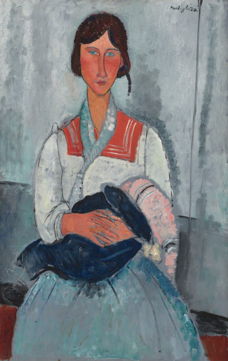 Roma Woman with Baby by Amedeo Modigliani