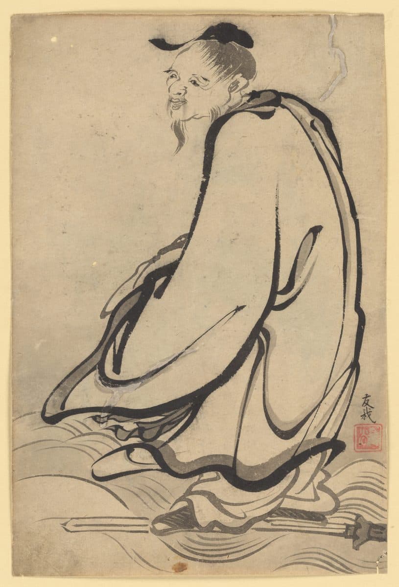 Sage by Katsushika Hokusai