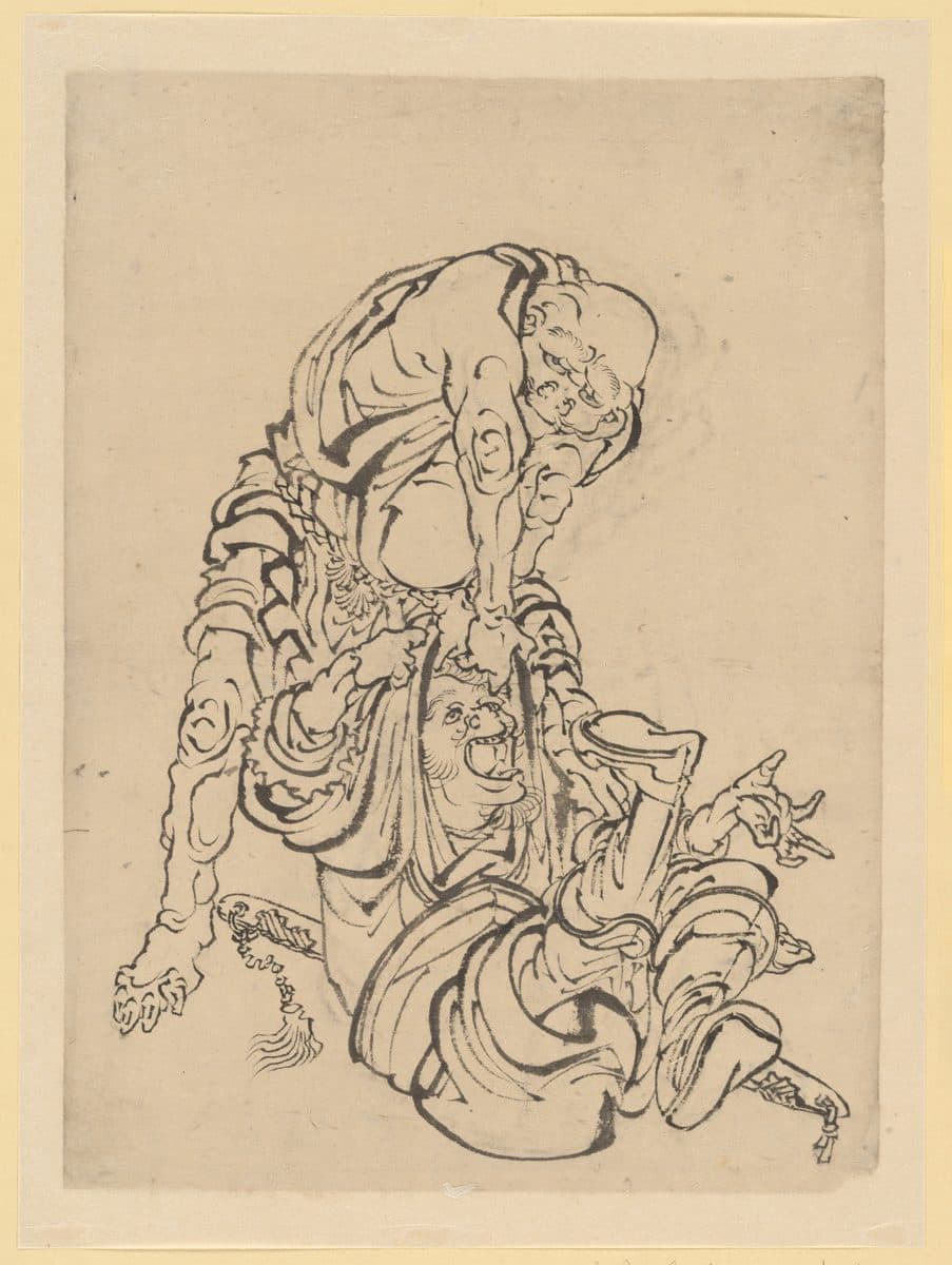 Scene from the Suikoden by Katsushika Hokusai