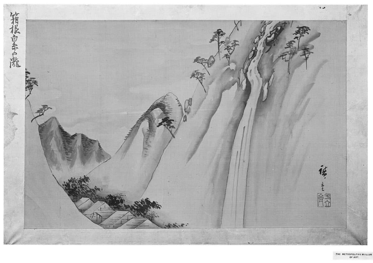 Shiraito Waterfall at Hakone by Utagawa Hiroshige