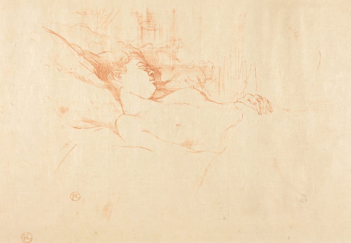 Sleep (Le sommeil) by Henri de Toulouse-Lautrec