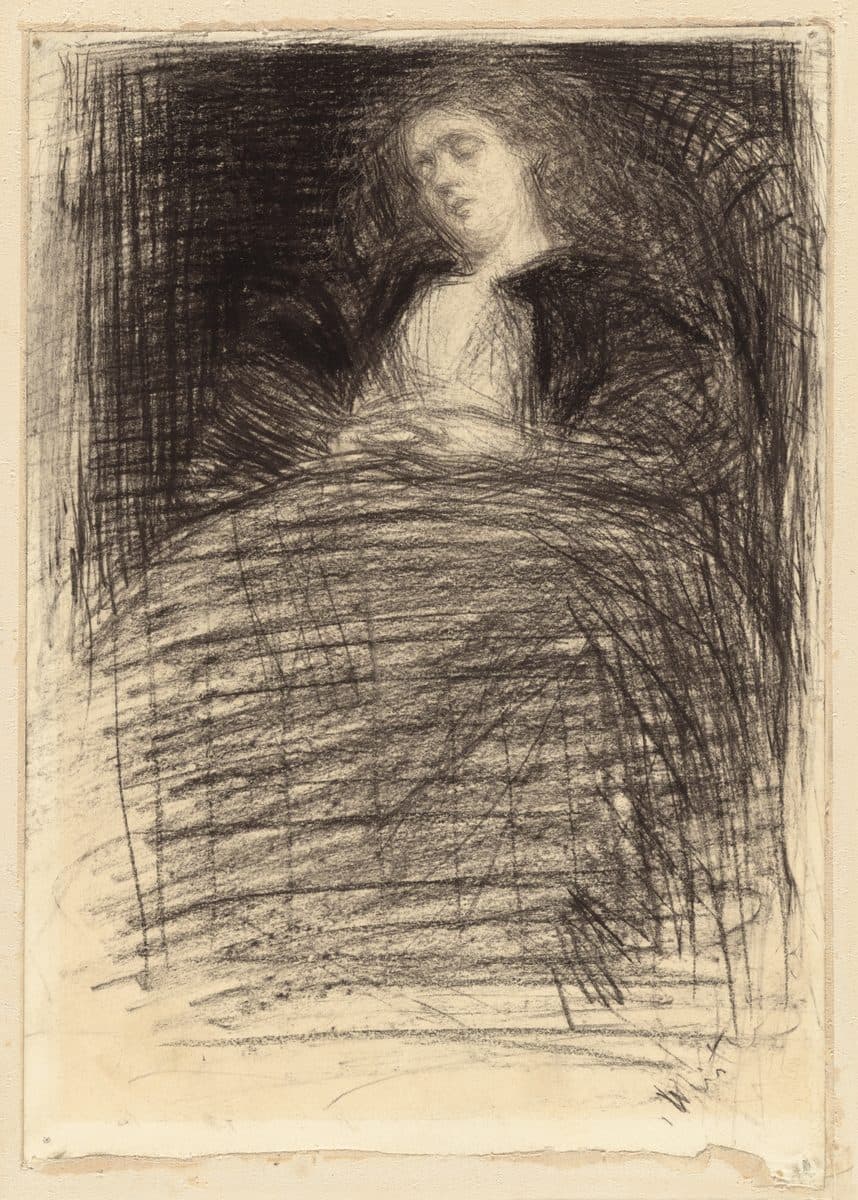 Sleeping Woman by James McNeill Whistler
