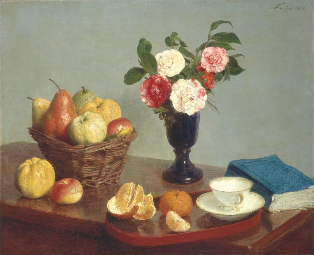 Still Life by Henri Fantin-Latour