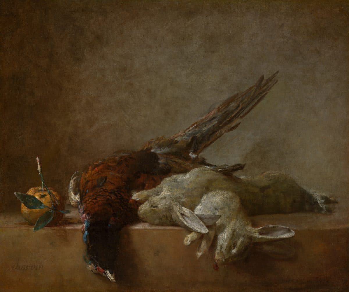 Still Life with Game by Jean Siméon Chardin