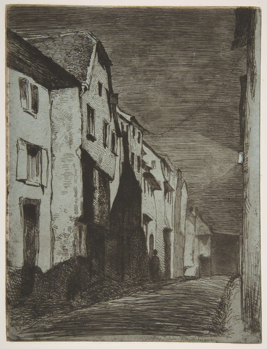 Street at Saverne by James McNeill Whistler