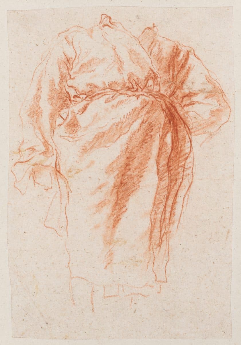 Study of a Draped Figure by Giovanni Battista Tiepolo