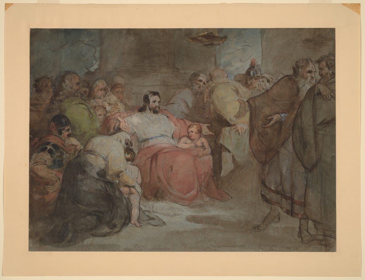 Suffer the Little Children by Thomas Sully
