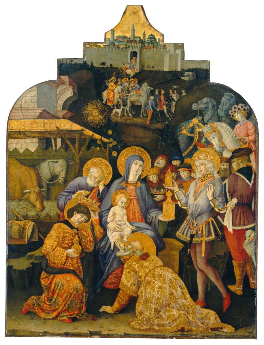 The Adoration of the Magi by Benvenuto di Giovanni