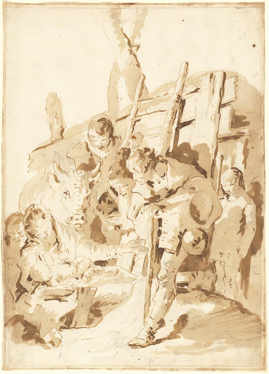 The Adoration of the Shepherds by Giovanni Battista Tiepolo