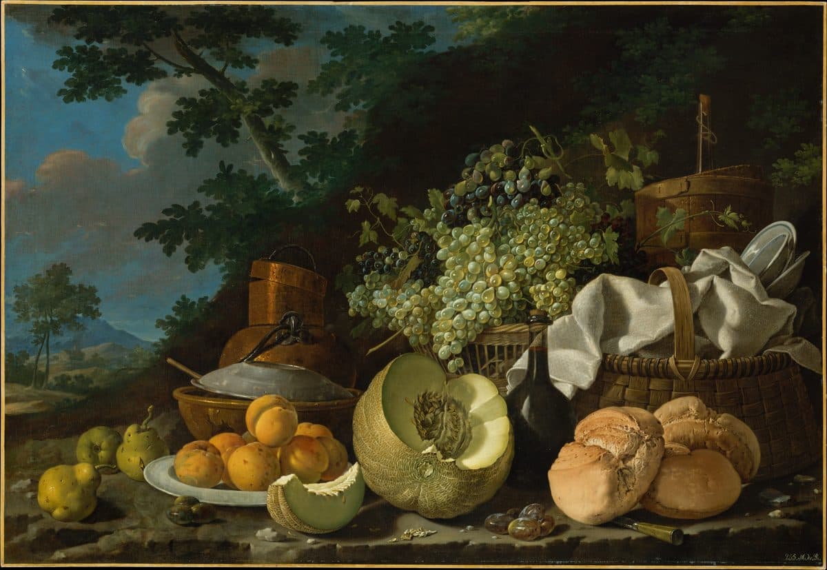 The Afternoon Meal (La Merienda) by Luis Meléndez