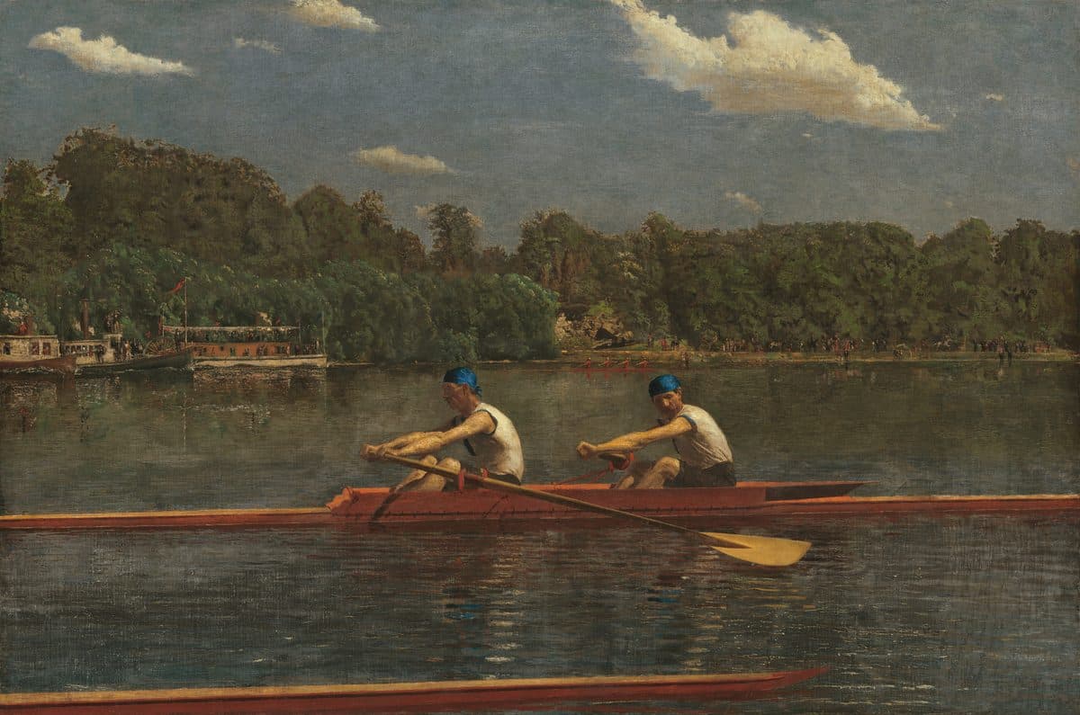 The Biglin Brothers Racing by Thomas Eakins
