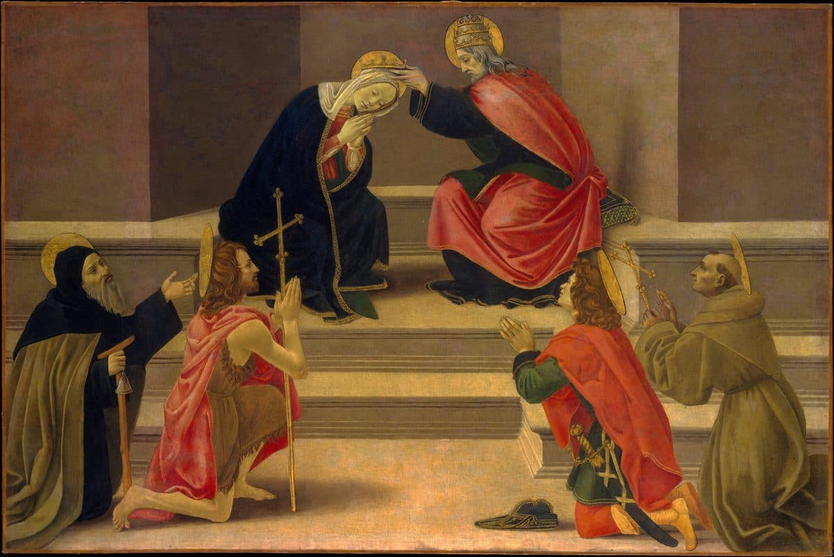 The Coronation of the Virgin by Botticelli