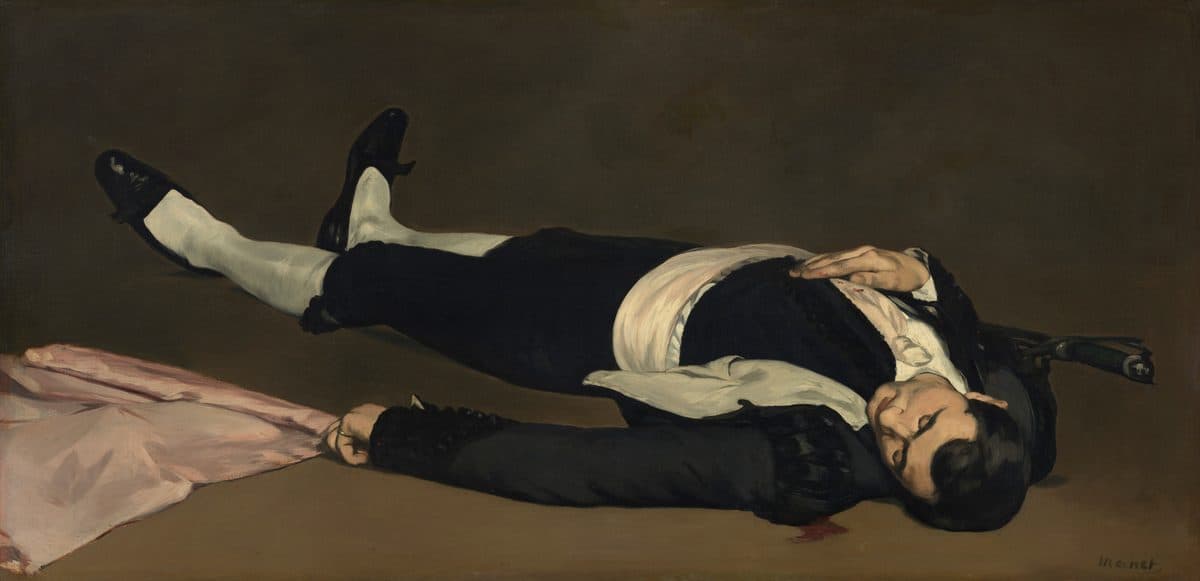 The Dead Toreador by Edouard Manet