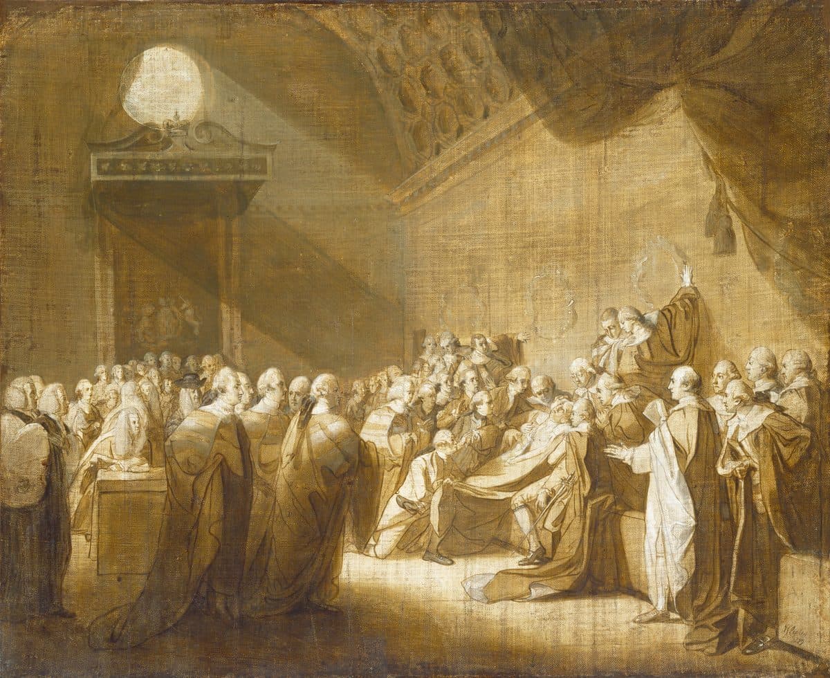 The Death of the Earl of Chatham by John Singleton Copley
