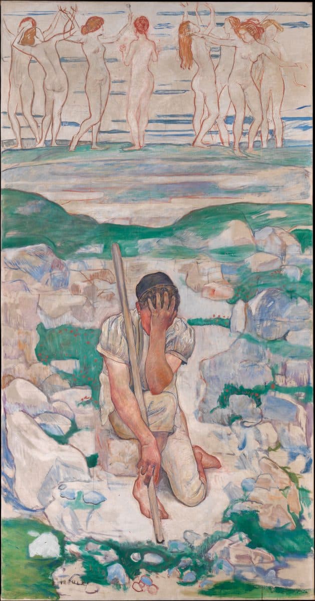The Dream of the Shepherd (Der Traum des Hirten) by Ferdinand Hodler