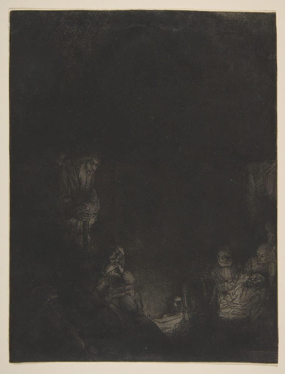The Entombment by Rembrandt (Rembrandt van Rijn)