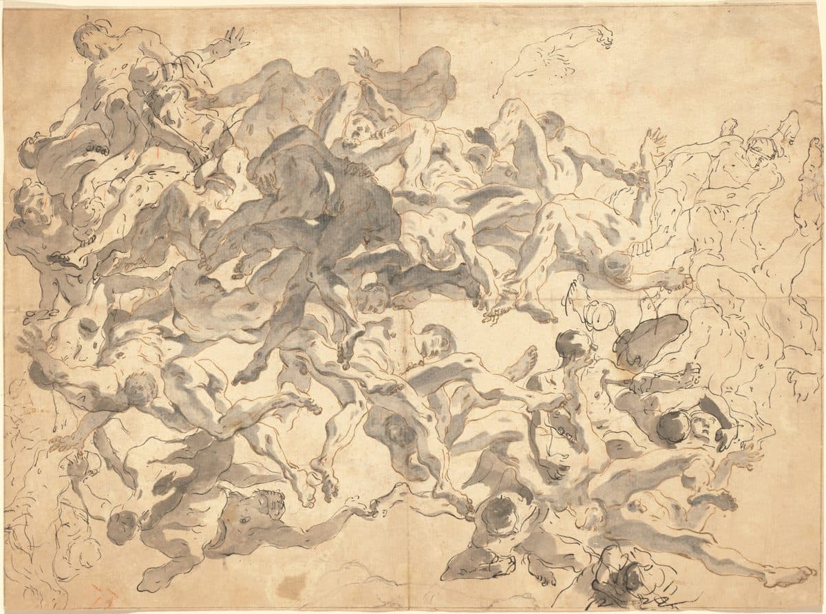 The Fall of the Rebel Angels by Giovanni Battista Tiepolo