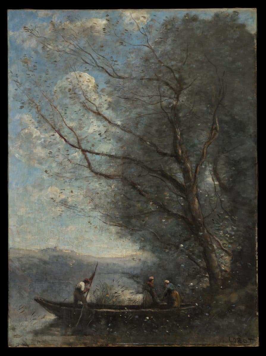 The Ferryman by Camille Corot
