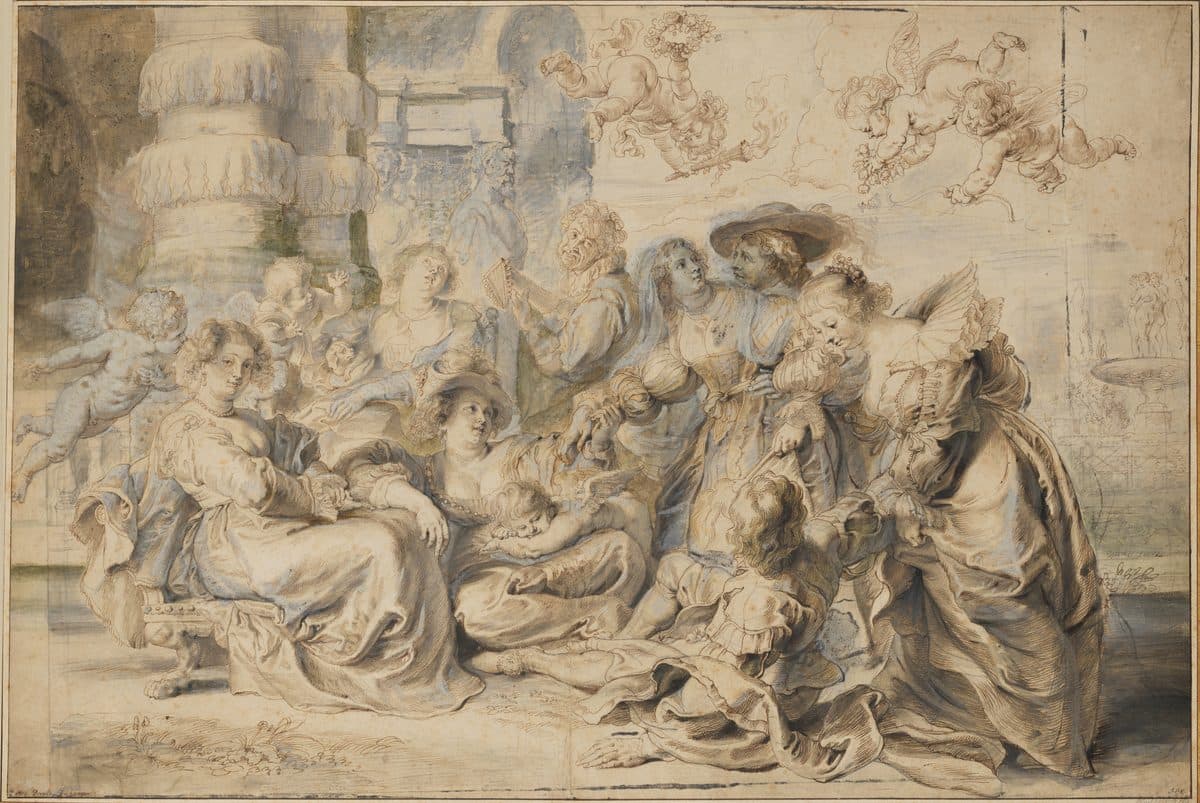 The Garden of Love (right portion) by Peter Paul Rubens