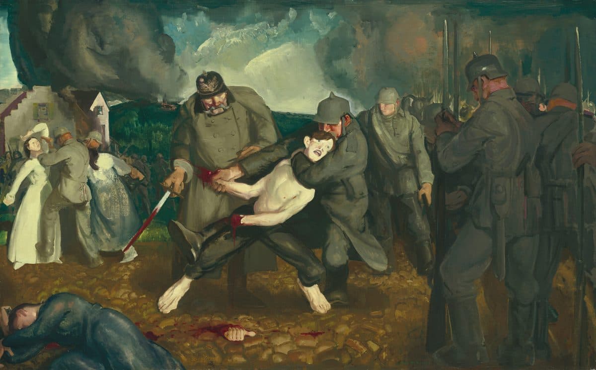 The Germans Arrive by George Bellows