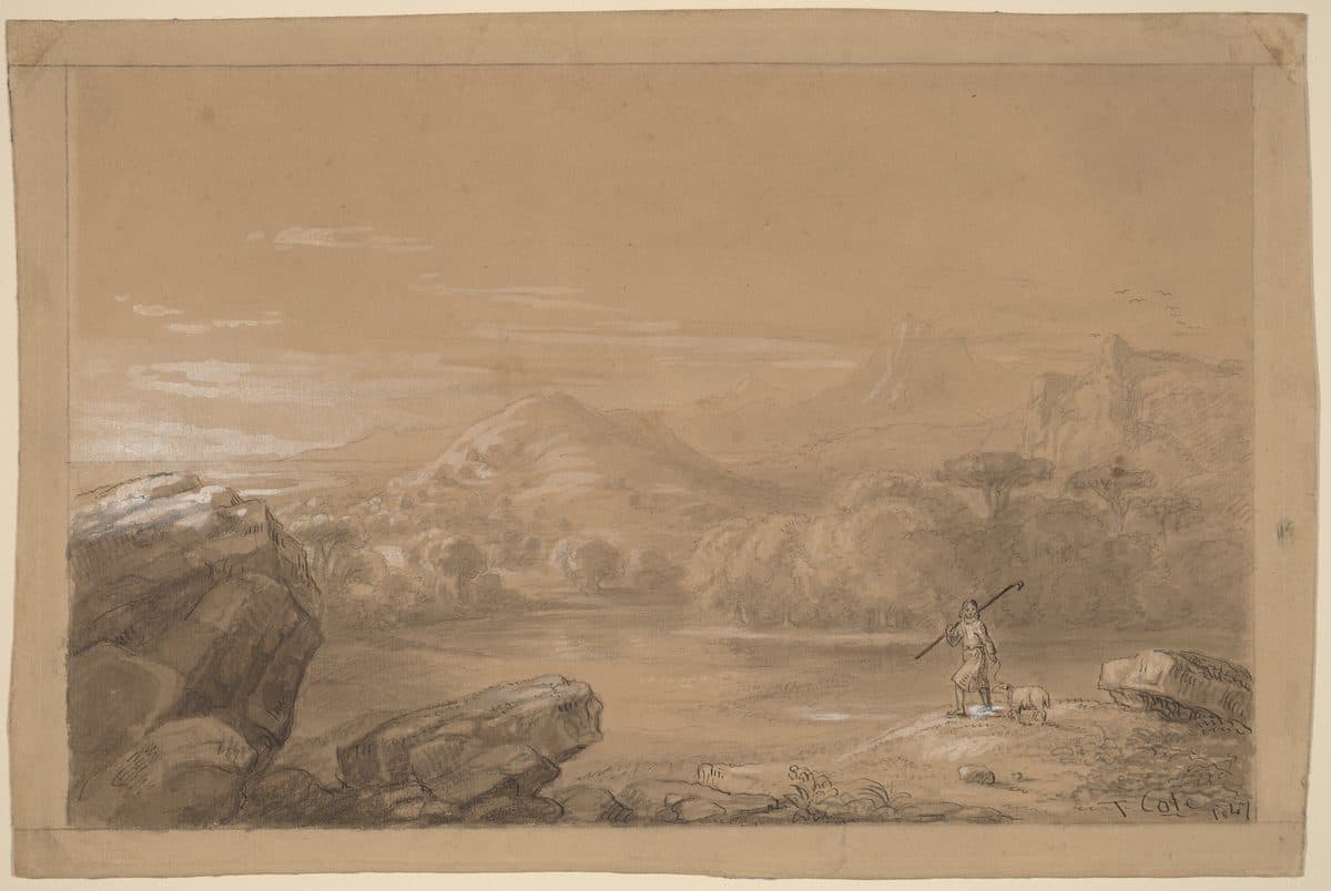 The Good Shepherd by Thomas Cole