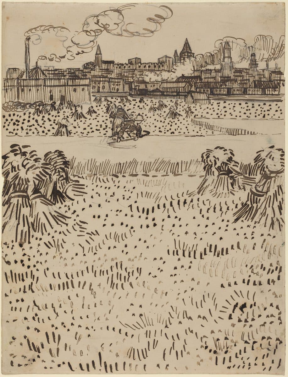 The Harvest by Vincent van Gogh
