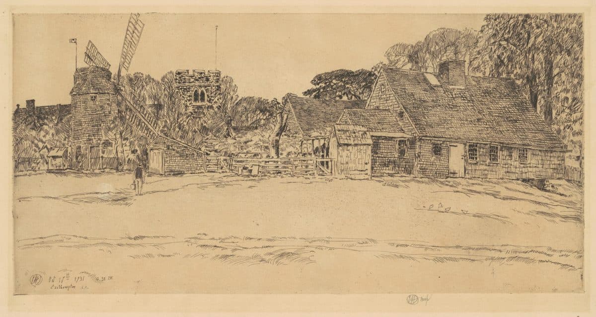The Heart of Easthampton by Childe Hassam
