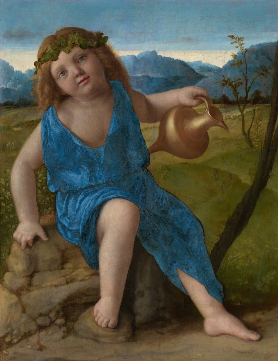 The Infant Bacchus by Giovanni Bellini