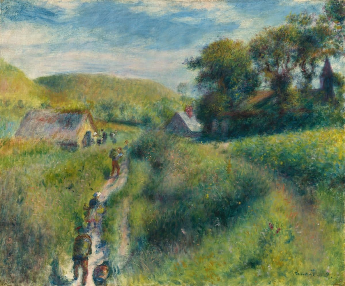 The Mussel Harvest by Auguste Renoir