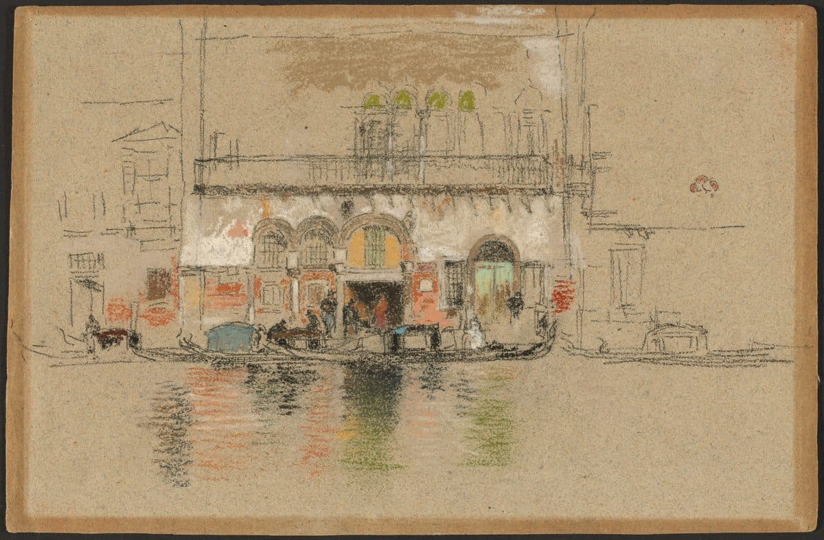 The Palace; white and pink by James McNeill Whistler