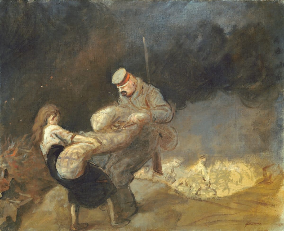 The Requisition by Jean-Louis Forain