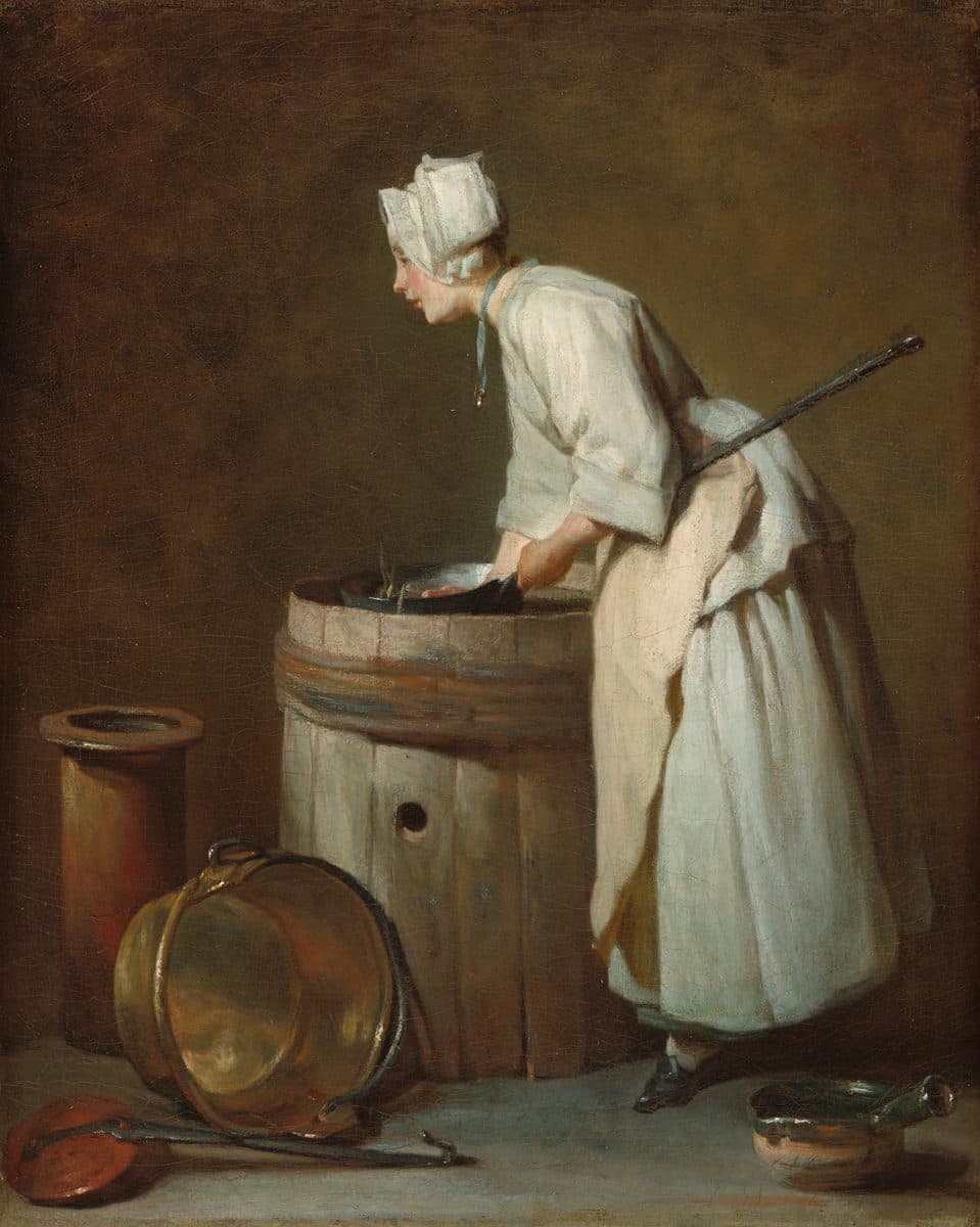 The Scullery Maid by Jean Siméon Chardin
