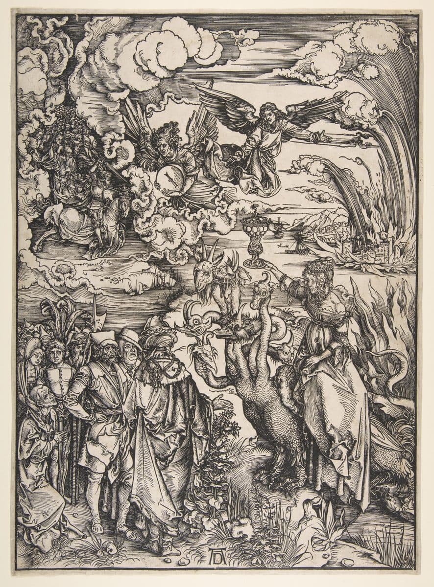 The Whore of Babylon, from "The Apocalypse" by Albrecht Dürer