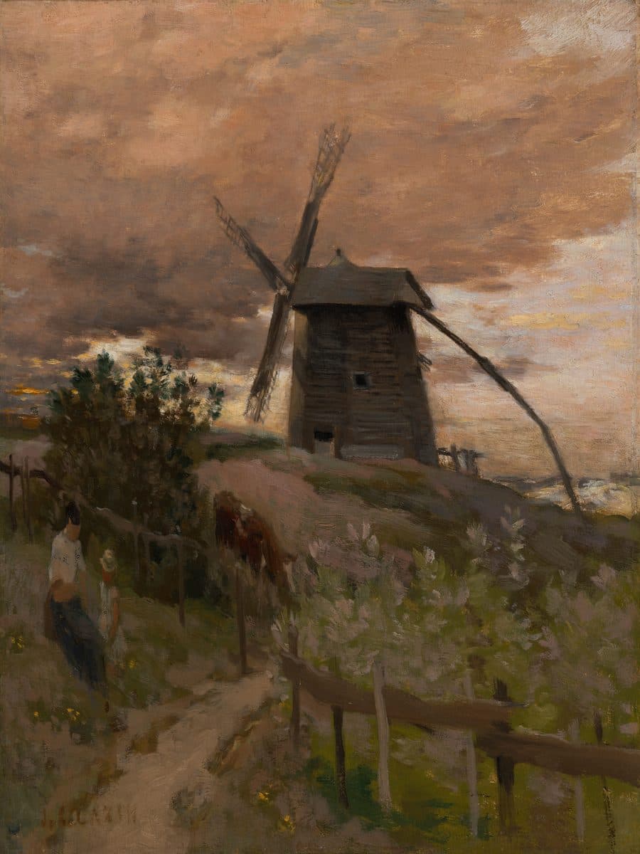 The Windmill by Jean-Charles Cazin
