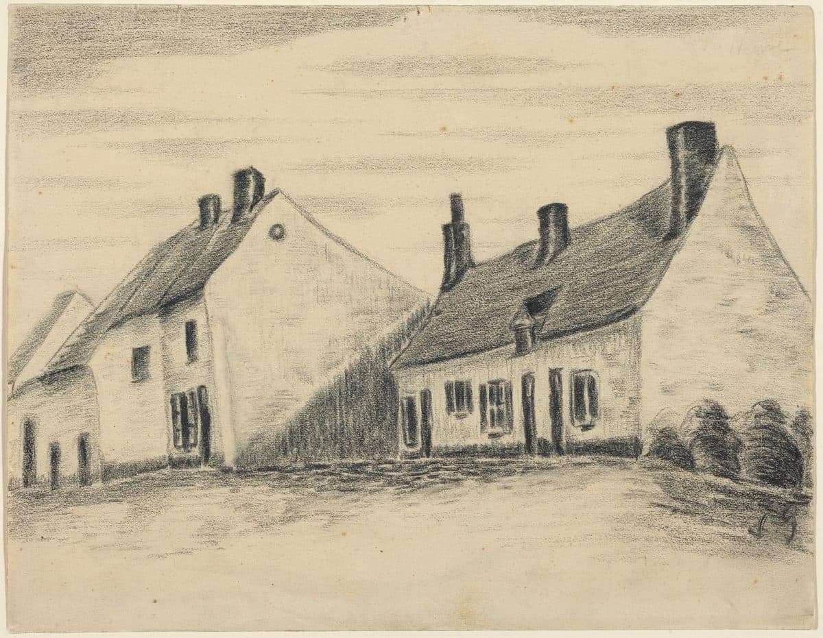 The Zandmennik House by Vincent van Gogh