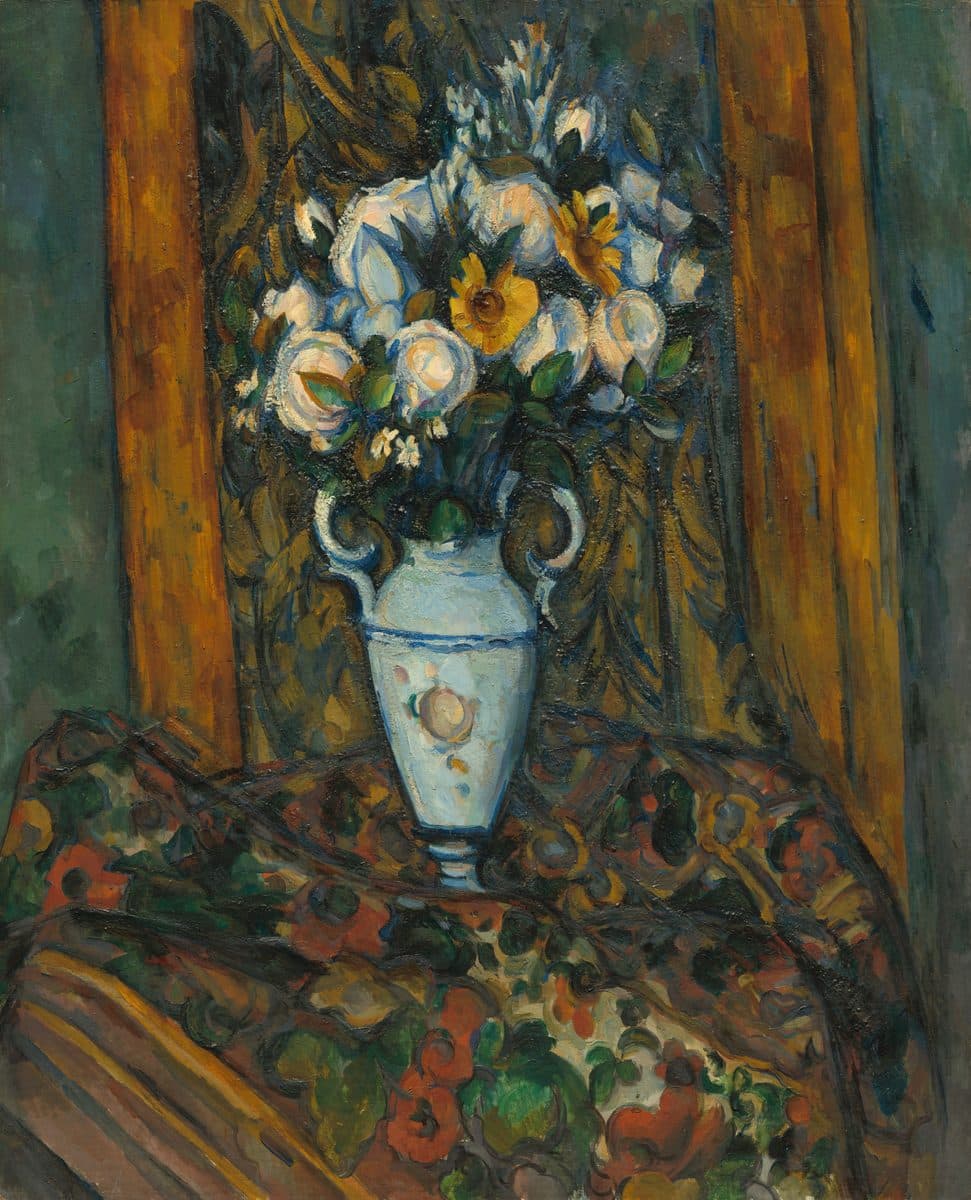 Vase of Flowers by Paul Cezanne