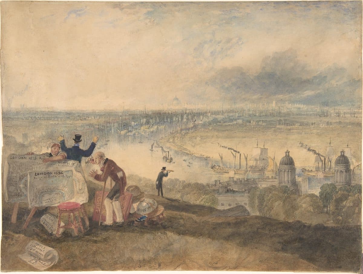 View of London from Greenwich by Joseph Mallord William Turner