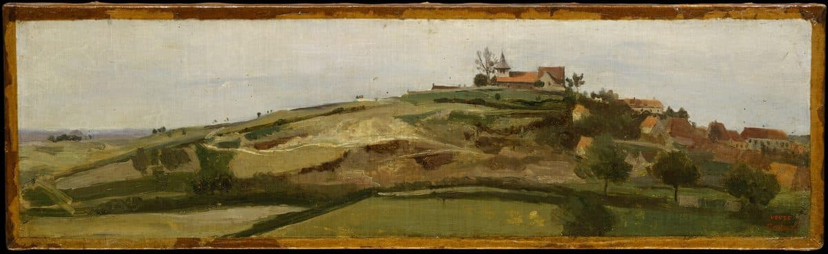 View of Lormes by Camille Corot