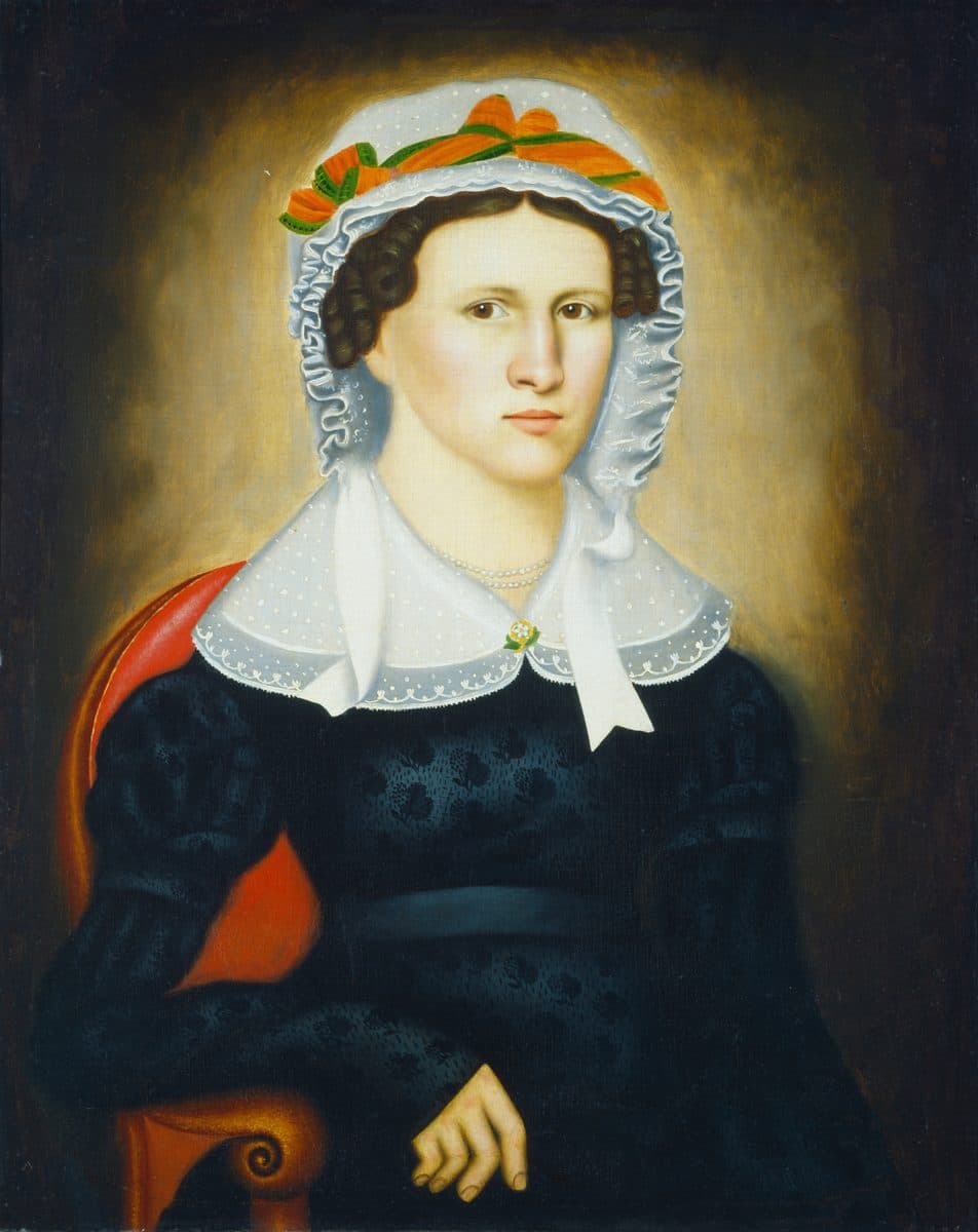 Wife of Man with Vial by Erastus Salisbury Field