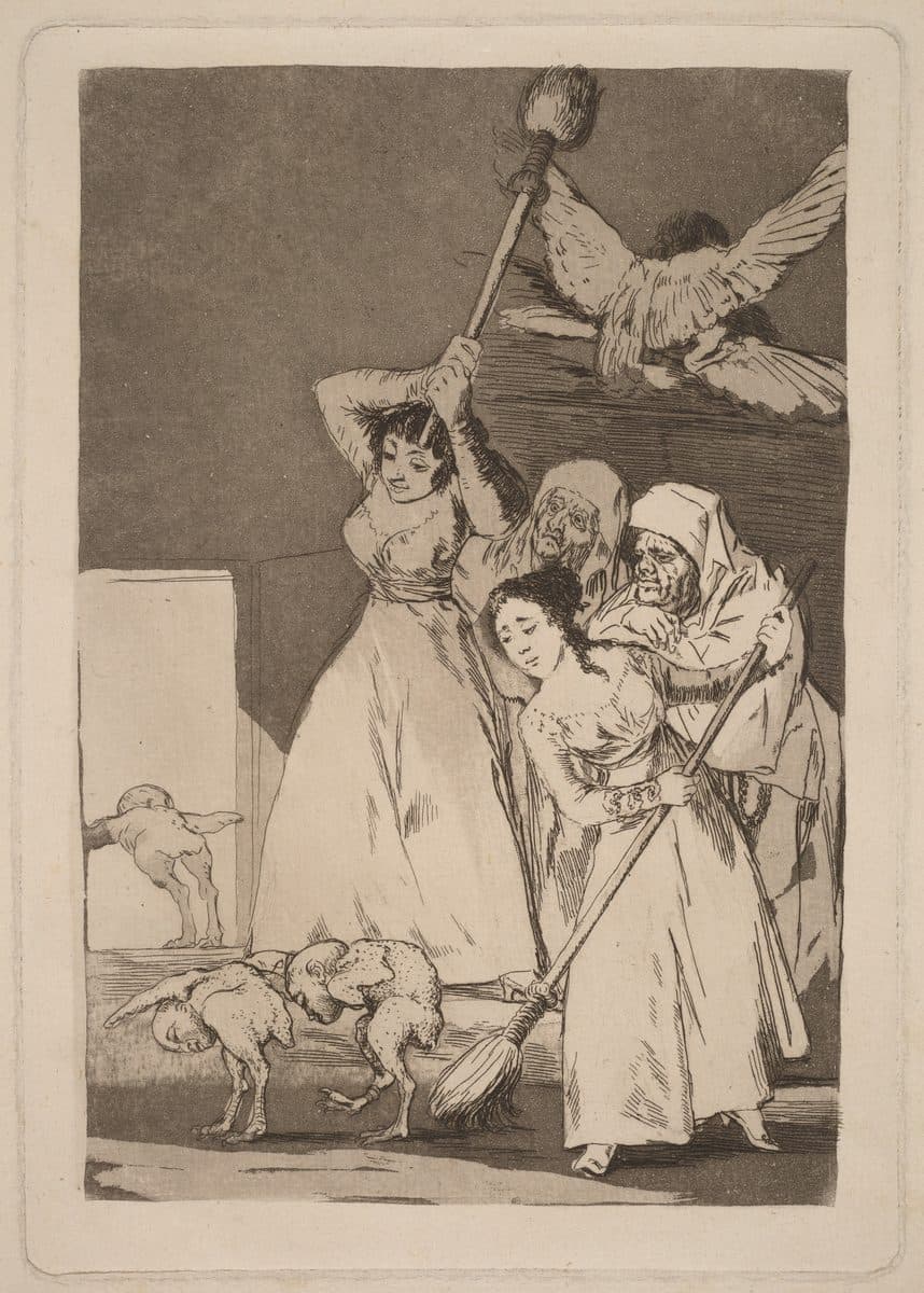 Ya van desplumados (There They Go Plucked) by Francisco Goya