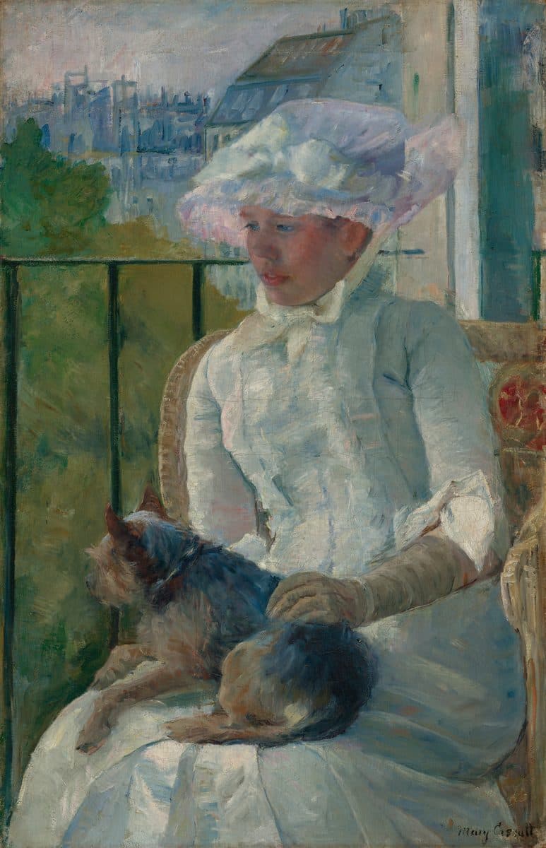 Young Girl at a Window by Mary Cassatt