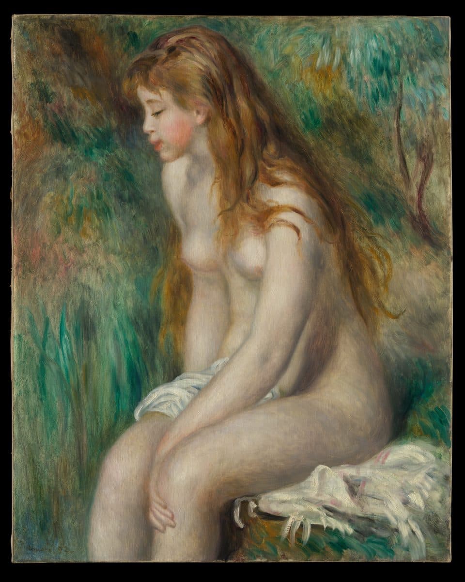 Young Girl Bathing by Auguste Renoir