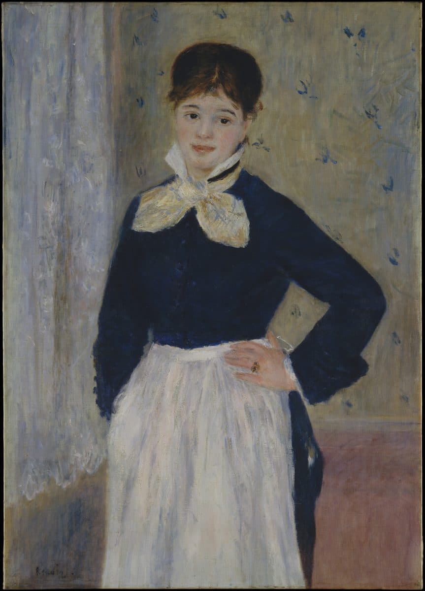 Young Woman (La Servante) by Auguste Renoir